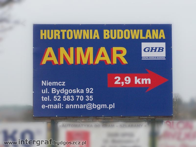 Intergraf - tablice Anmar