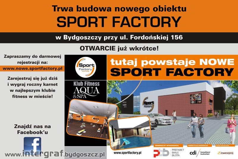Intergraf - baner Sport Factory